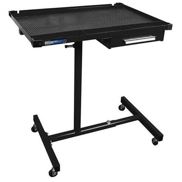 ATD Tools Mobile Work Cart with Drawer, 34-48 Inches Adjustable