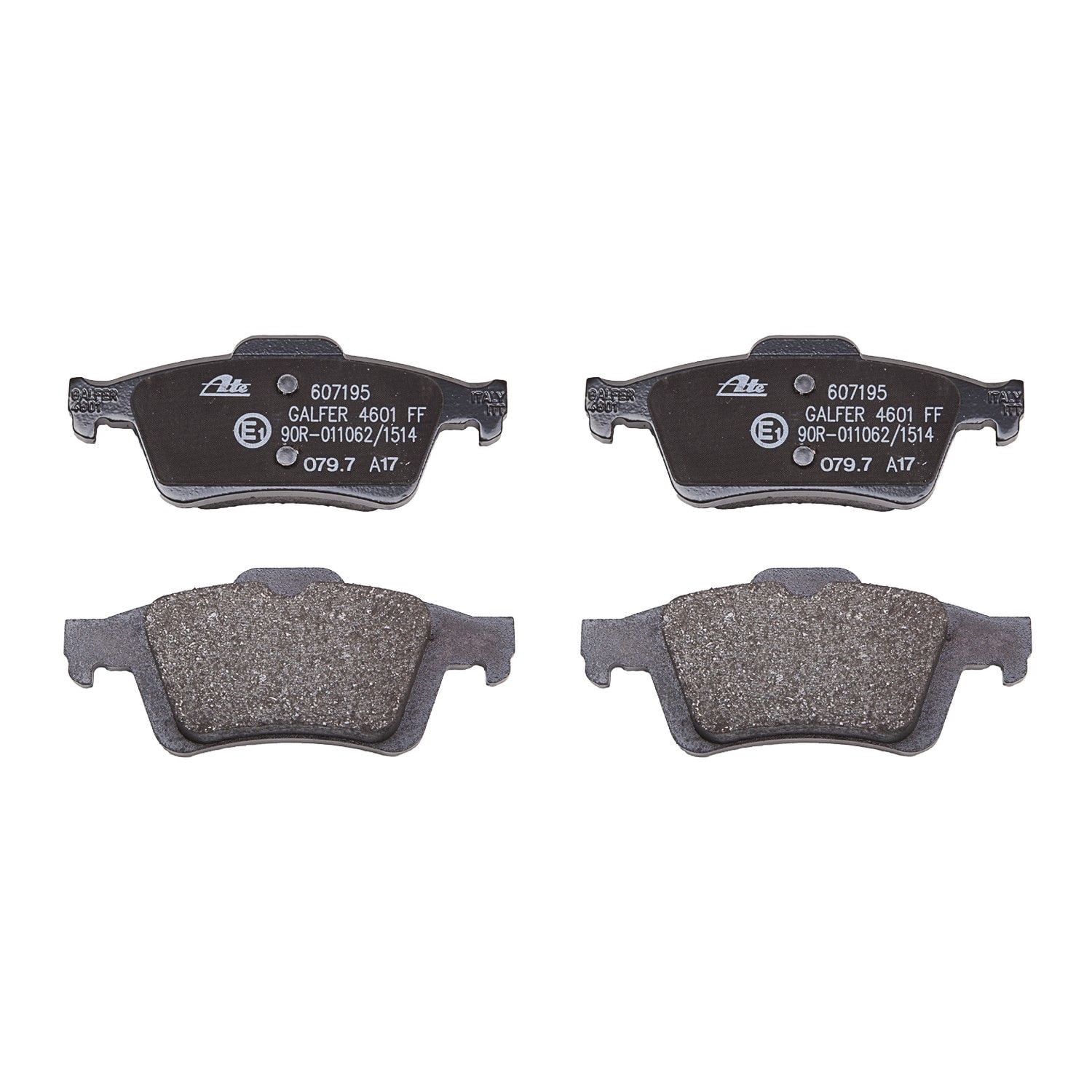 ATE Coated 607195 Disc Brake Pad