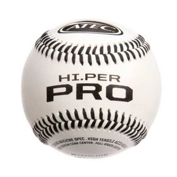 ATEC Hi.Per LTD Hi-PER Pro Leather Machine Training Baseballs, 12 Pack