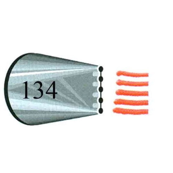 ATECO 134 MULTI LINE DECORATING TIP - Stainless steel