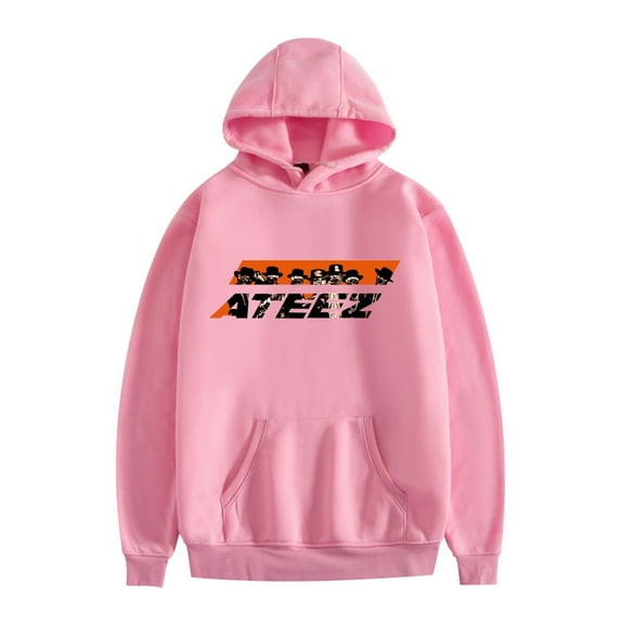 ATEEZ 8 Makes 1 Team Unisex Loose Fit Kpop Hoodie - Casual Pullover Hooded Top