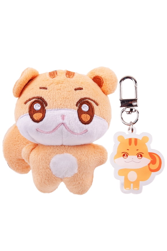 ATEEZ Aniteez Kpop Plush & Acrylic Keychain 2-Piece Set – Cute Member Cartoon Charm for Backpacks, Keys, Phone Lanyards (Kpop Merch for Atinys)