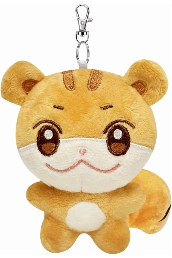ATEEZ Cute Cartoon Plush Keychains - Kpop Bag & Key Pendant Decor