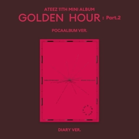 ATEEZ - [GOLDEN HOUR : PART.2] 11th EP Album POCAALBUM DIARY Version