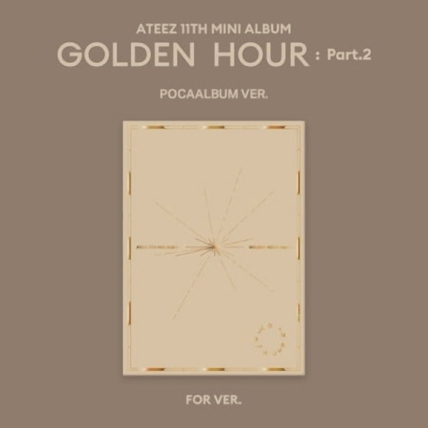 ATEEZ - [GOLDEN HOUR : PART.2] 11th EP Album POCAALBUM FOR Version