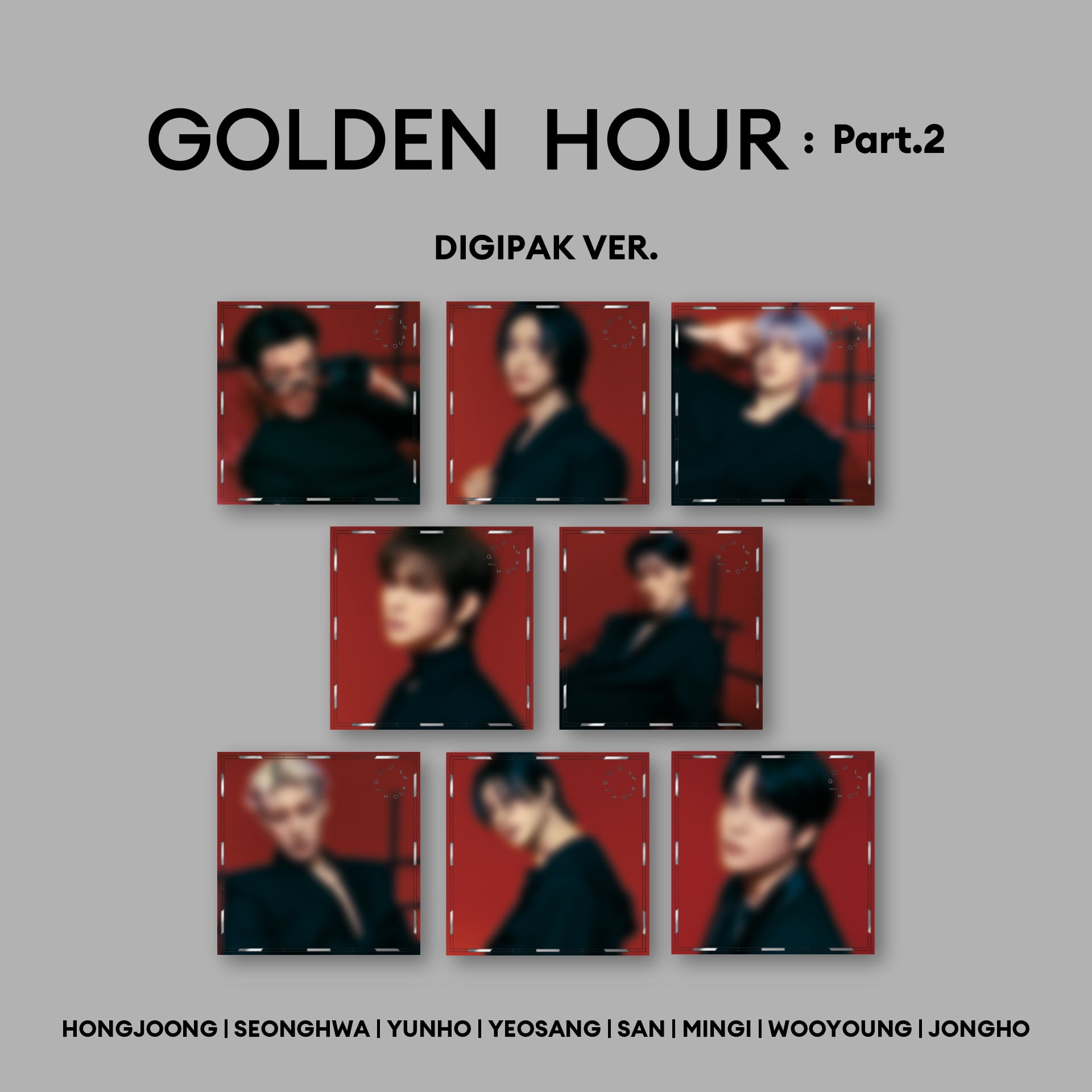 ATEEZ - GOLDEN HOUR : PART.2 - Digipak CD