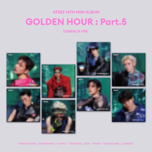 ATEEZ - [GOLDEN HOUR : PART.5] 14th Mini Album DIGIPACK MINGI Version