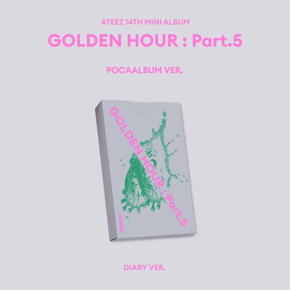ATEEZ - [GOLDEN HOUR : PART.5] 14th Mini Album POCAALBUM DIARY Version