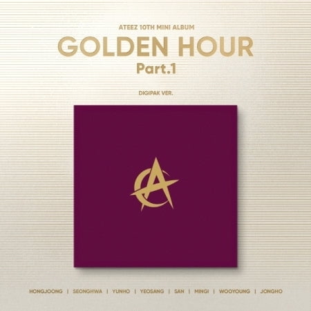 ATEEZ - [GOLDEN HOUR : Part.1] 10th Mini Album DIGIPAK RANDOM Version