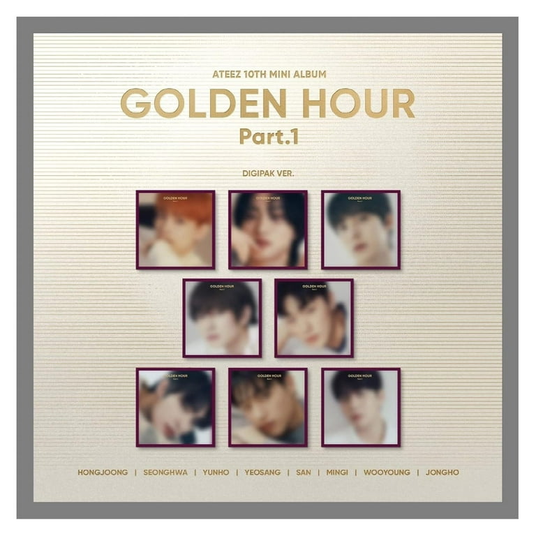 ミンギ　デジパック　41枚　未開封　GOLDEN HOUR ATEEZ ATEEZ GOLDEN HOUR : Part.1 10th Mini Album with Tracking Sealed