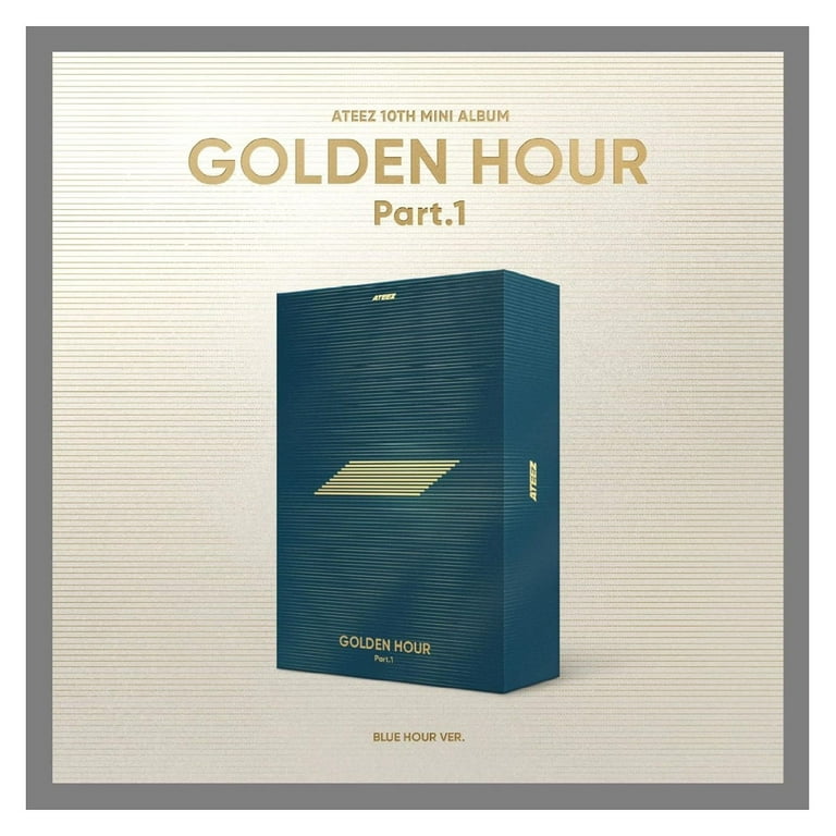 Deng rui, ATEEZ GOLDEN HOUR Part.1 10th Mini Album Sealed Blue