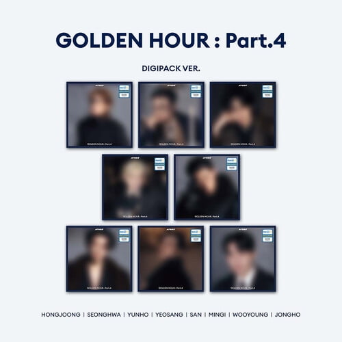 未開封 ATEEZ GOLDENHOUR Part4 デジパック　コンプ.x4 Ateez - GOLDEN HOUR : Part.4 (Digipack) (Walmart Exclusive