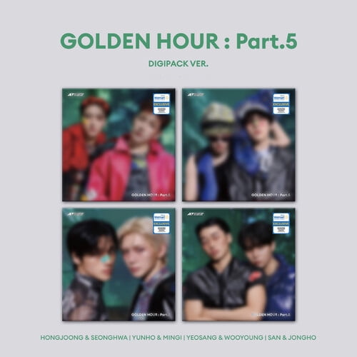 ATEEZ - GOLDEN HOUR : Part.5 (DIGIPACK UNIT VER.) (Walmart Exclusive) - CD