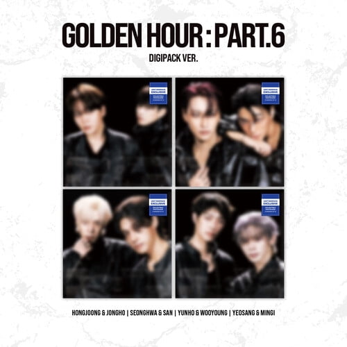 Ateez - GOLDEN HOUR : Part.6 - Unit Digipack (Walmart Exclusive) - CD