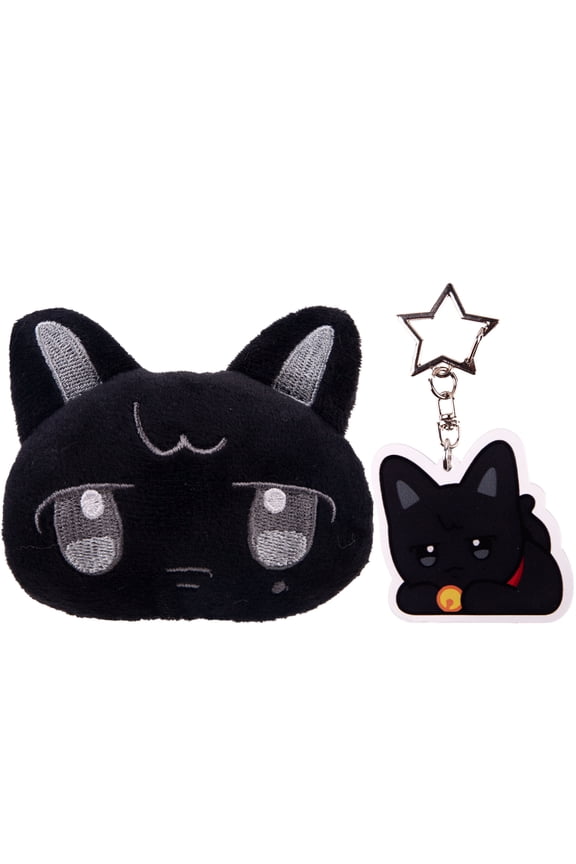 ATEEZ K-Pop Boy Group Member Chibi Head Plush & Acrylic Charm Keychains - Collectible K-Pop Merchandise, Soft Plush & High-Quality Acrylic, Cute Embroidered Designs