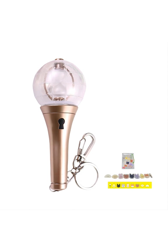 ATEEZ Lightstick Ver2 Keychain Kpop Mini Light Stick with Seller's Gift Light Colour Adjustable Concert Fans Gift Collection