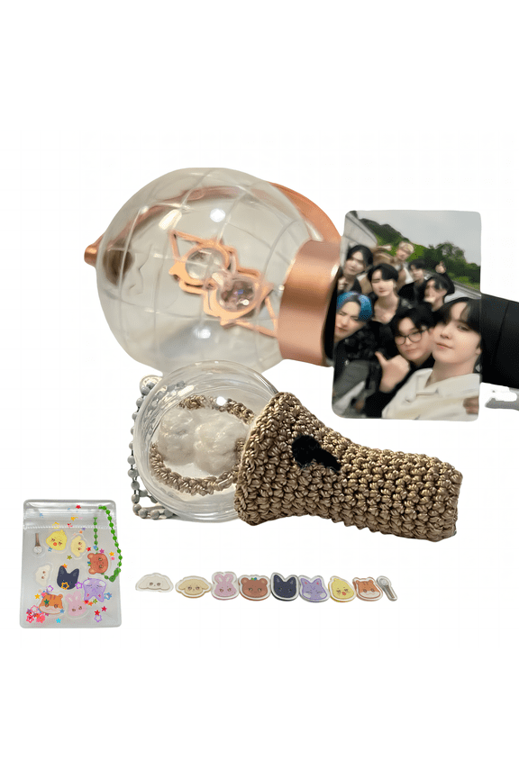 ATEEZ Light Stick Ver2 Handmade Crochet Keychain