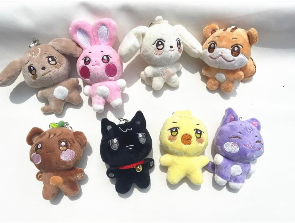 ATEEZ Plush Keychains - PP Cotton Charm Set for ATINY