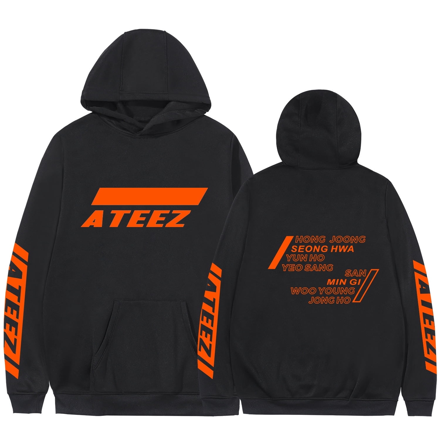The Fellowship Ateez Official Merch Hoodie ATEEZ World Tour The