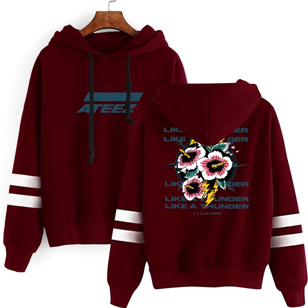 ATEEZ THUNDER スウェット Lサイズ ATEEZ World Tour Like a Thunder Hoodie