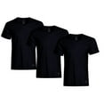 thumbnail image 1 of ATEK Men's Undershirt | Black 3-Pack V Neck Undershirts for Men | Breathable Sweat Proof Shirt | Quality Nylon Blend, 1 of 3