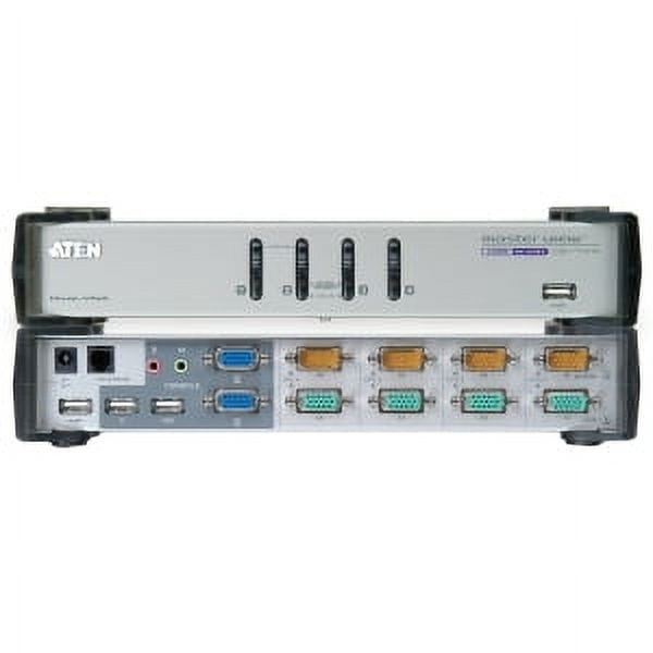 Aten CS1734B - Conmutador KVM De 4 Puertos USB PS/2 VGA Con Audio