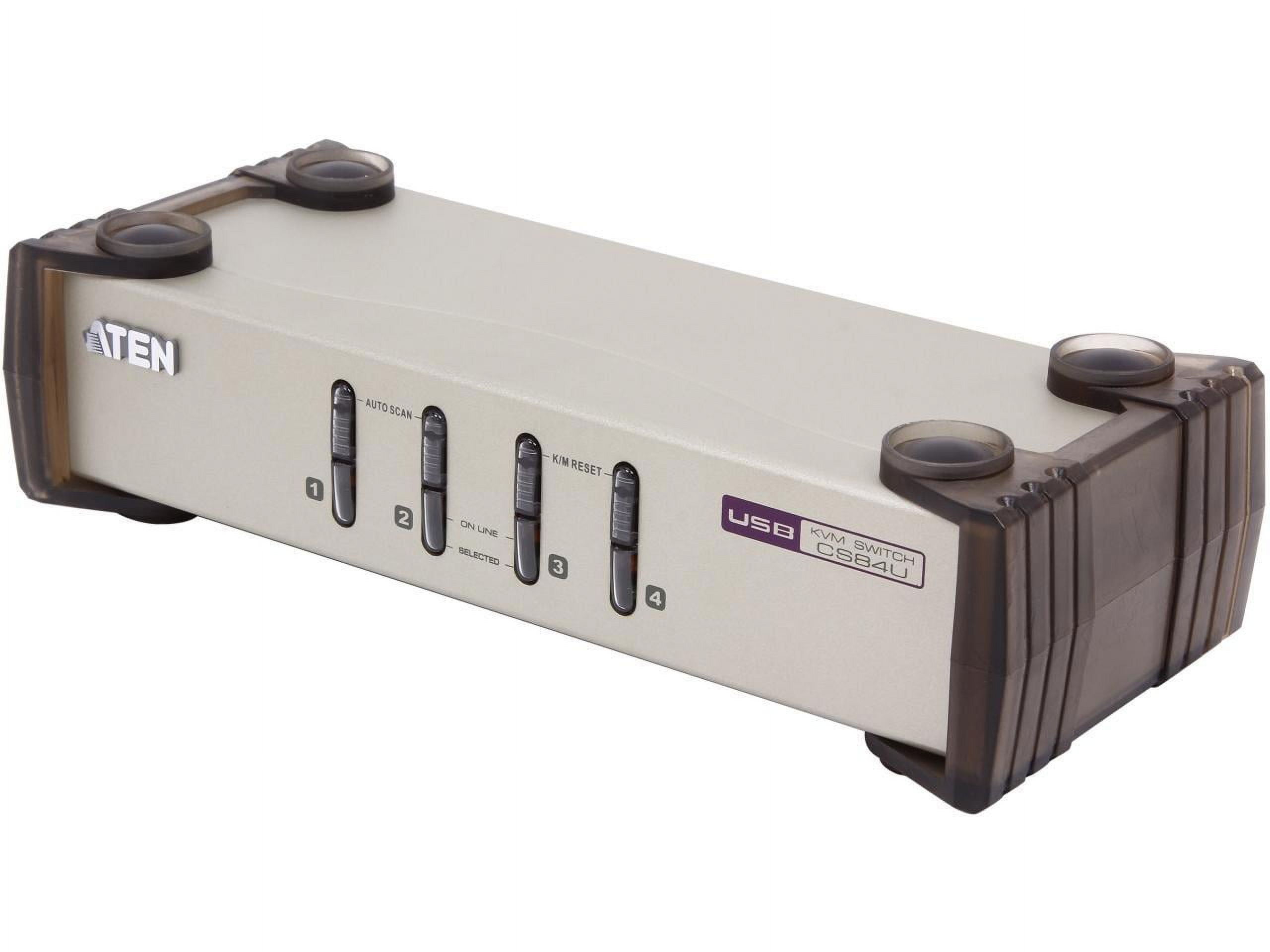 ATEN CS84U 4-Port PS/2-USB KVM Switch - Walmart.com