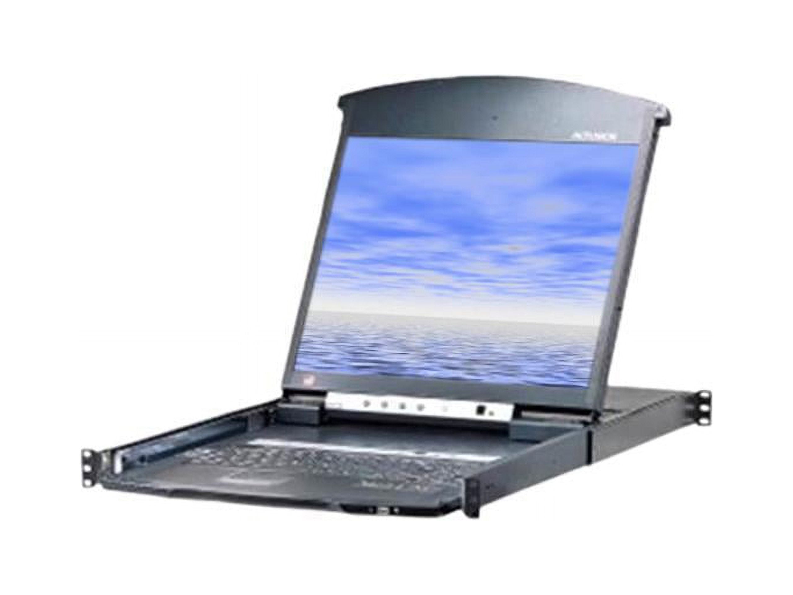 8-Port 19in. Dual Rail CAT5 LCD KVM Over the Net