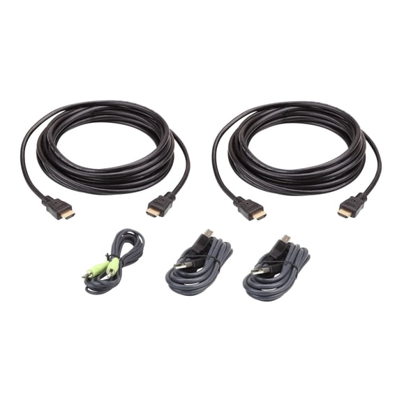 ATEN TECHNOLOGIES 10Ft Dual Hdmi Cable Kit Secure Kvm Cable Kit, 2L7D03UHX5 (5TH791)