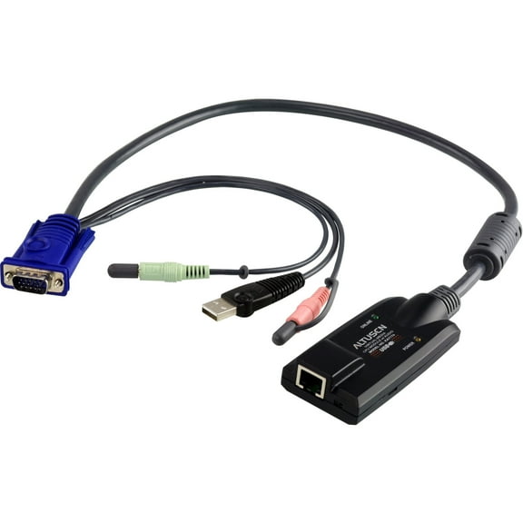 ATEN TECHNOLOGIES Usb Virtual Media Kvm Adapter Cable W/ Audio Cpu Module, KA7176 (BU1832)