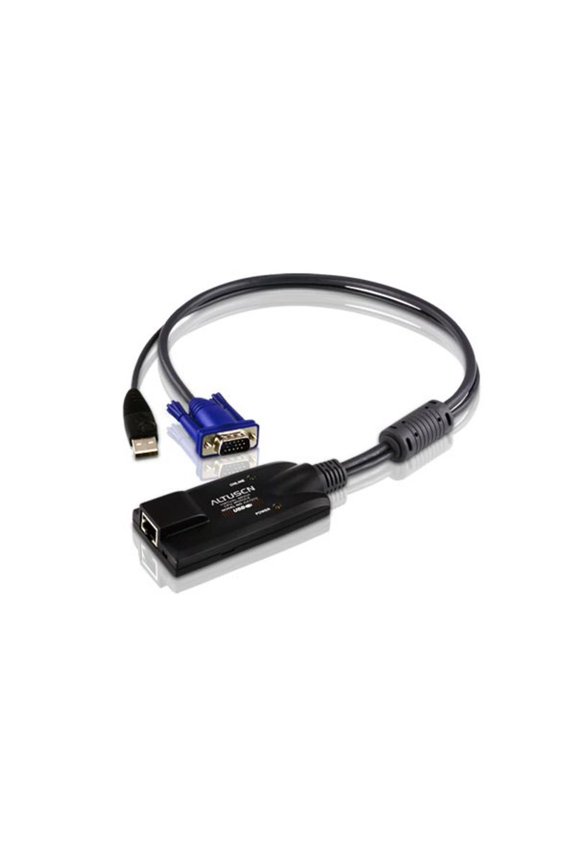 USB & VGA Adapter, 1 x RJ-45 Female Network