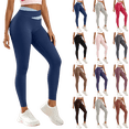 thumbnail image 1 of ATENAR Leggings for Women,Womens Leggings,Breathable,Butt Lifting,Moisture Wicking,Tummy Control,Blue,S, 1 of 10