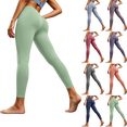 thumbnail image 1 of ATENAR Leggings for Women,Womens Leggings,Casual,Soft,Stretch Fabric,Quick Drying,Green,S, 1 of 7