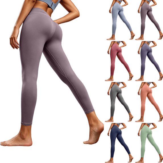 ATENAR Leggings for Women,Womens Leggings,Cozy,Solid,Casual,Soft,3XL