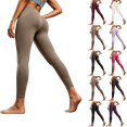 thumbnail image 1 of ATENAR Leggings for Women,Womens Leggings,Fast Drying,Breathable,Absorbent,Butt Lifting,Coffee,2XL, 1 of 7
