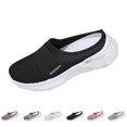 thumbnail image 1 of ATENAR Sandals for Women Beach Fashion Womens Sandals Solid Color Womens Shoes Pink 6.5, 1 of 4