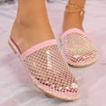 thumbnail image 1 of ATENAR Sandals for Women Fashion Solid Color Womens Sandals Outdoor Shoes Women Pink 9, 1 of 9