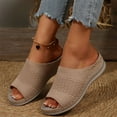 thumbnail image 1 of ATENAR Sandals for Women Summer Beach Womens Sandals Fashion Shoes Women Beige 5.5, 1 of 9