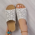 thumbnail image 1 of ATENAR Sandals for Women,Women Sandals Shoes,Wedge,Slip-Resistant,Wide,Peep Toe,Silver,8.5, 1 of 6