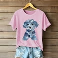 thumbnail image 1 of ATENAR Shirts for Women Fashion Shirts Casual Plus Size Tops Pink 2XL, 1 of 4