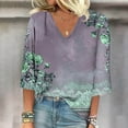 thumbnail image 1 of ATENAR Shirts for Women Lightweight Loose Womens Shirts Summer Tee Mint Green S, 1 of 5