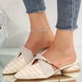 thumbnail image 1 of ATENAR Slippers for Women Comfy Slide Womens Shoes Fashion House Slipper Beige 6, 1 of 8