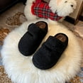 thumbnail image 1 of ATENAR Slippers for Women indoor and Outdoor Comfy Womens Shoes Slide House Slipper Black 6.5, 1 of 9