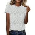 thumbnail image 1 of ATENAR T Shirts for Women Breathable Shirts Fashion Casual Tops Multicolor XL, 1 of 5