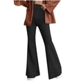 thumbnail image 1 of ATENAR Womens Long Pants, High Waist Yoga Long Pants Athletic Long Pants for Women Black S, 1 of 5