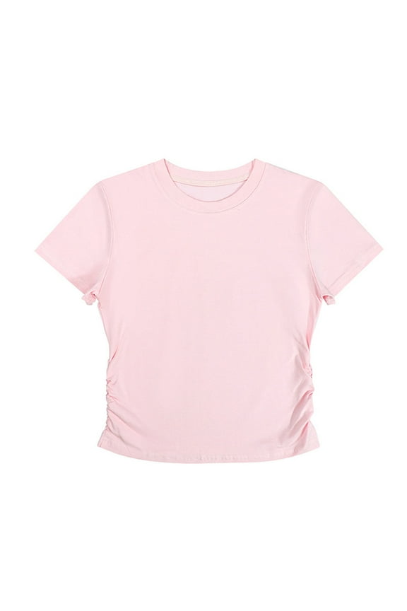 Womens Shirts Casual Shirts Plus Size Solid Tops Gray Free Size