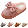 thumbnail image 1 of ATENAR Womens Slippers Casual Wide Shoes Women Fuzzy House Slipper Pink 7.5, 1 of 6