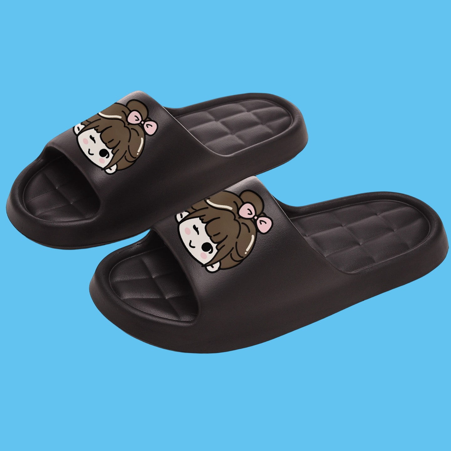 ATENAR Womens Slippers Comfy Slide Mens Shoes Casual House Slipper ...