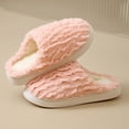 thumbnail image 1 of ATENAR Womens Slippers Wide Fuzzy Shoes Women Slip On House Slipper Pink 7.5-8.5, 1 of 4