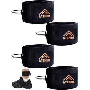 ATENTO Ankle Strap for Cable Machine, Comfortable Padded Ankle Wrist Cuffs